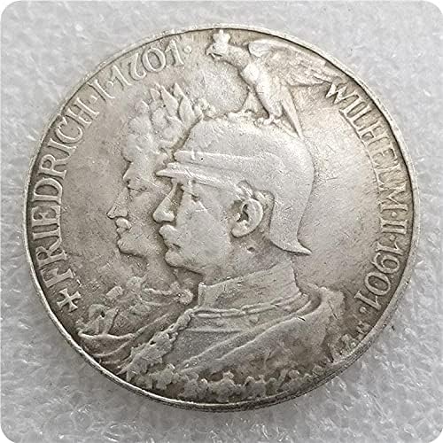 Starinski zanati Njemačka 1901 Spoljni komemorativni novčić Srebrni dolar 1786