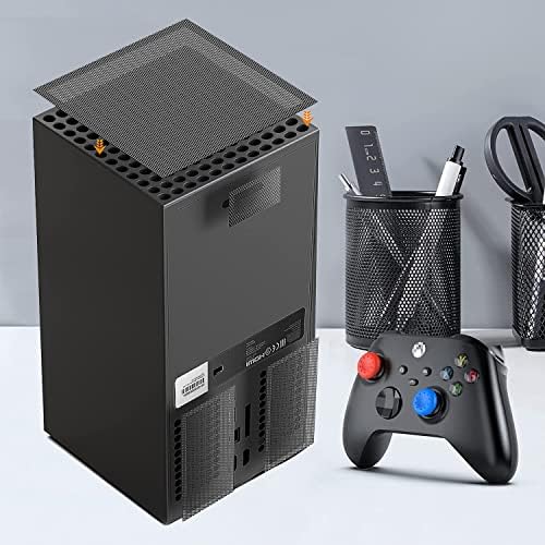 3 Pakovanje filtra za prašinu za Xbox serije x sa 6 grmljača, top fuse / otvor za prašinu poklopac za prašinu