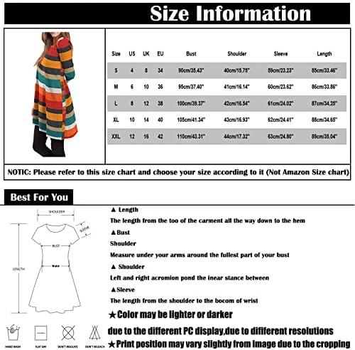Nokmopo Plus Veličina Sequin Haljine modne znake Casual Stripes Dugme Majica Duga rukava haljina Paty haljina