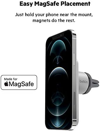 BELKIN MAGSAFE kompatibilni iPhone 12/12 Pro Case & Magsafe AUTO AUTO VENT AUTO, IPHONE Mount za automobil