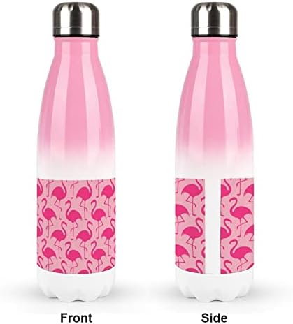 Pink Flamingo 17oz Sportska boca za boce od nehrđajućeg čelika Vakuum izolirana cola oblika za višekratnu