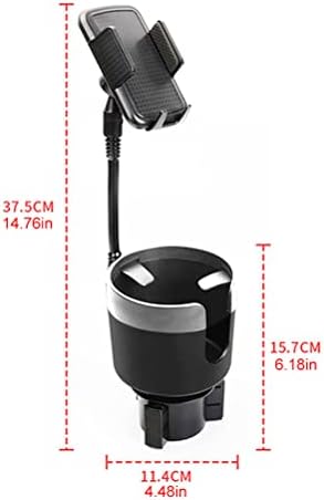 Držač Curisy Cup Expander 2 u 1 Držač telefona za automobile Rotiranje podesivih držača telefona za adapter držača za piće