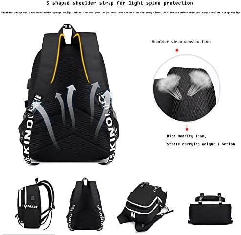 15,6 inčni stilski ruksak za ruksak tinejdžera College Casual Daypack s USB portom Port radna baksak za