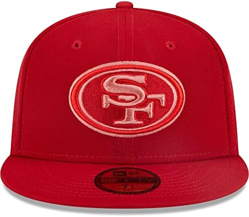 NOVO ERA MUŠKARSKI Scarlet San Francisco 49ers Monocamo 59fifty ugrađeni šešir