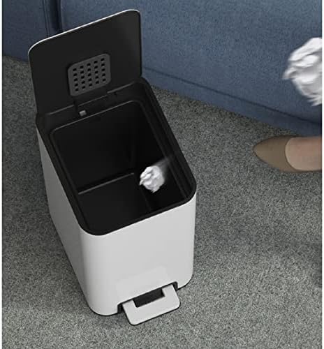 LXXSH Home pedala kanta za smeće kupatilo metalne kante poklopac kućna kuhinja korak kanta za smeće 6L /
