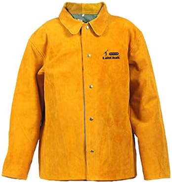 Kožna jakna za zavarivanje, pregača za zavarivanje za teške uslove rada sa rukavom, jakna otporna na toplotu
