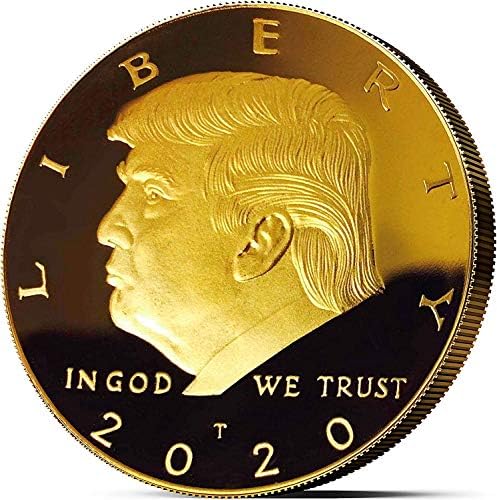 Trump 2020 Izazov Novčana verzija B Veliki 24KT pozlaćeni američki eagle medalja sa 45. predsjednikom na stražnjoj kolekcionarnom kolekcionarskom dizajnu 1 uncu koji sadrži profil predsjednika