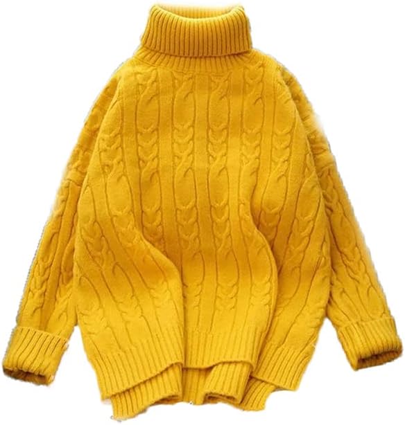 Jesenja zimska kornjača pulover Puno boje uvijanje dugih rukava Ženska odjeća Jednostavan debeli topli džemper
