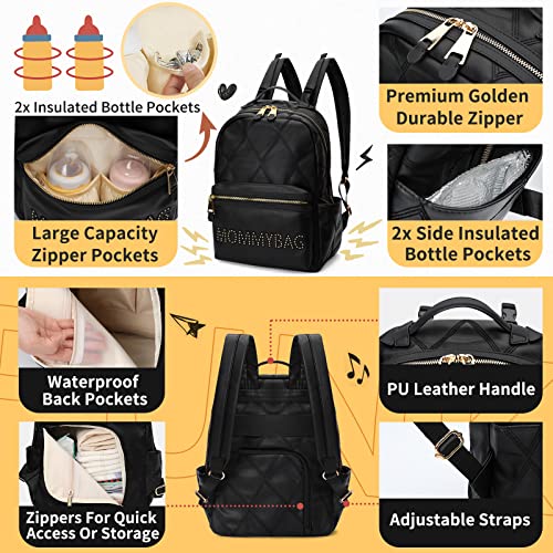 Torba za pelene ruksak koža miss fong, torba za pelene za bebe ruksak & amp; Crossbody torba