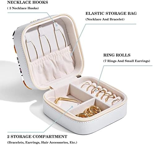 Mini Travel prenosiva torbica za nakit za prsten, privezak, minđuše, kutija za organizatore ogrlica, dizajn