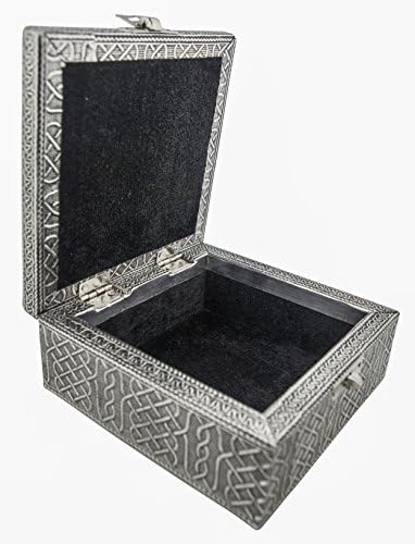 VGI elegantna kutija za nakit sa oblogom od kovanog metala i mekanim enterijerom od tkanine