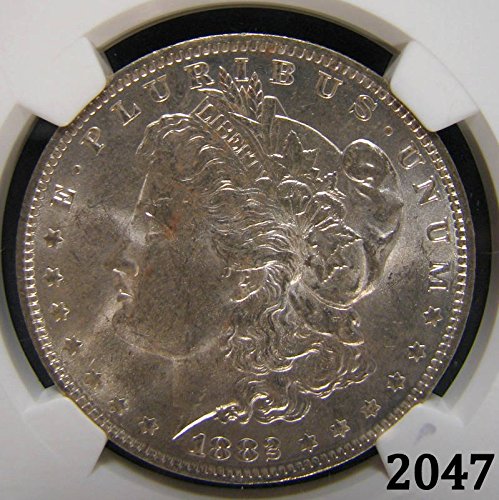 1882 o Morgan Dollar MS-63 NGC