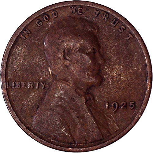 1925. Lincoln pšenični cent 1c vrlo dobro