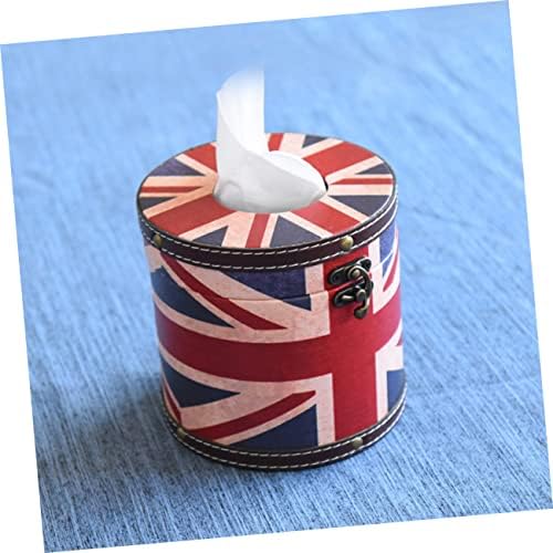 DiDiseaon kutija za pohranu ukrasna tkiva za držač za automobilski tkivo za autosjednik dekor Britanska