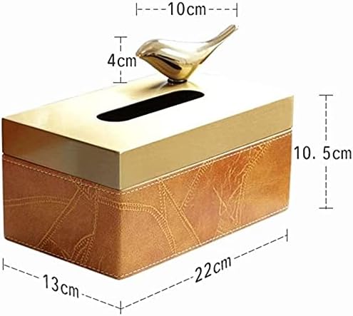 Yiwango držači tkiva visokog laganog luksuznog tkiva, metalna koža Jednostavna kutija za tkivo, za kućni