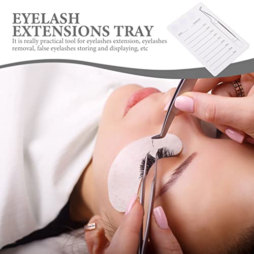 Putni Tray Magnetic Eyelash Extension Hand Plate: bijeli nosač trepavica za produžetak trepavica individualni