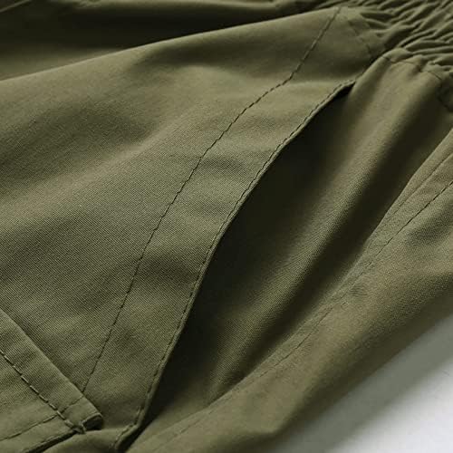 Boy odjeća za muškarce modni Casual šorc jednobojni Multi džepovi sa zatvaračem kratka kopča za hlače na