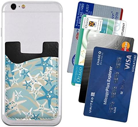 Prekrasna držač telefona za zvijezde PU kožna kreditna kartica ID kućišta 3M ljepljivi rukavi za sve pametne