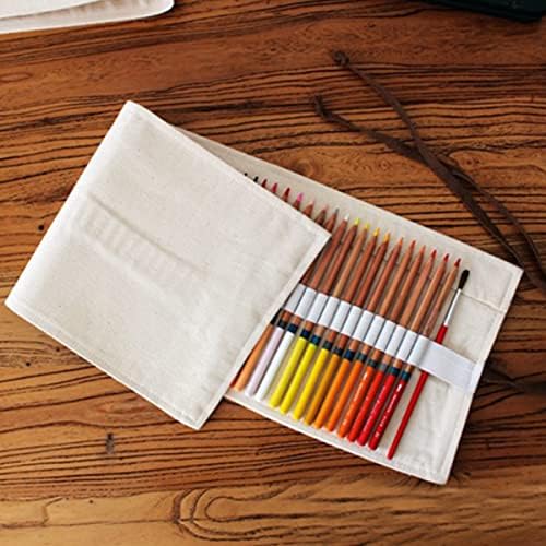 Nuobesty olovke u boji 3pcsbag Jednostavno skladištenje Student prijenosni organizator stil umjetnička rupa