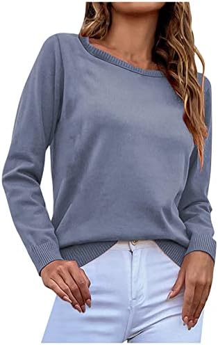 Prdecexlu zimski džemper s dugim rukavima ženskoj lijepoj maw cut party v izrez bluza Stretch labavi čvrsti