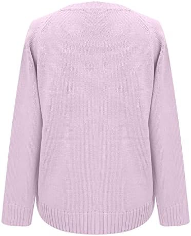 Ženski pulover Dukseri Rainbow Interhromatsko spajanje temperament labavog pletena džemper slatki džemperi